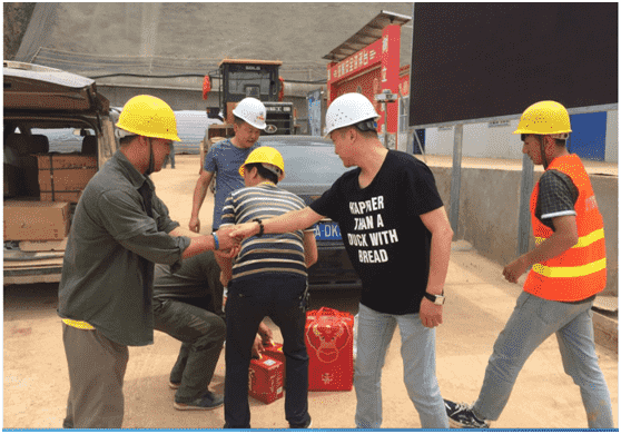 凝心聚力 真抓實干——公司領導慰問重點建設項目施工員工
