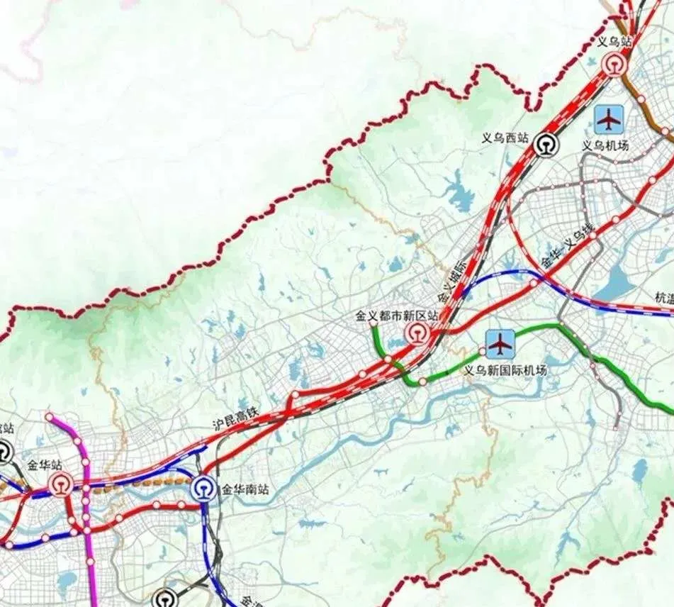 集鐵路、軌道、航空、高速公路等于一體！未來的金義樞紐站……